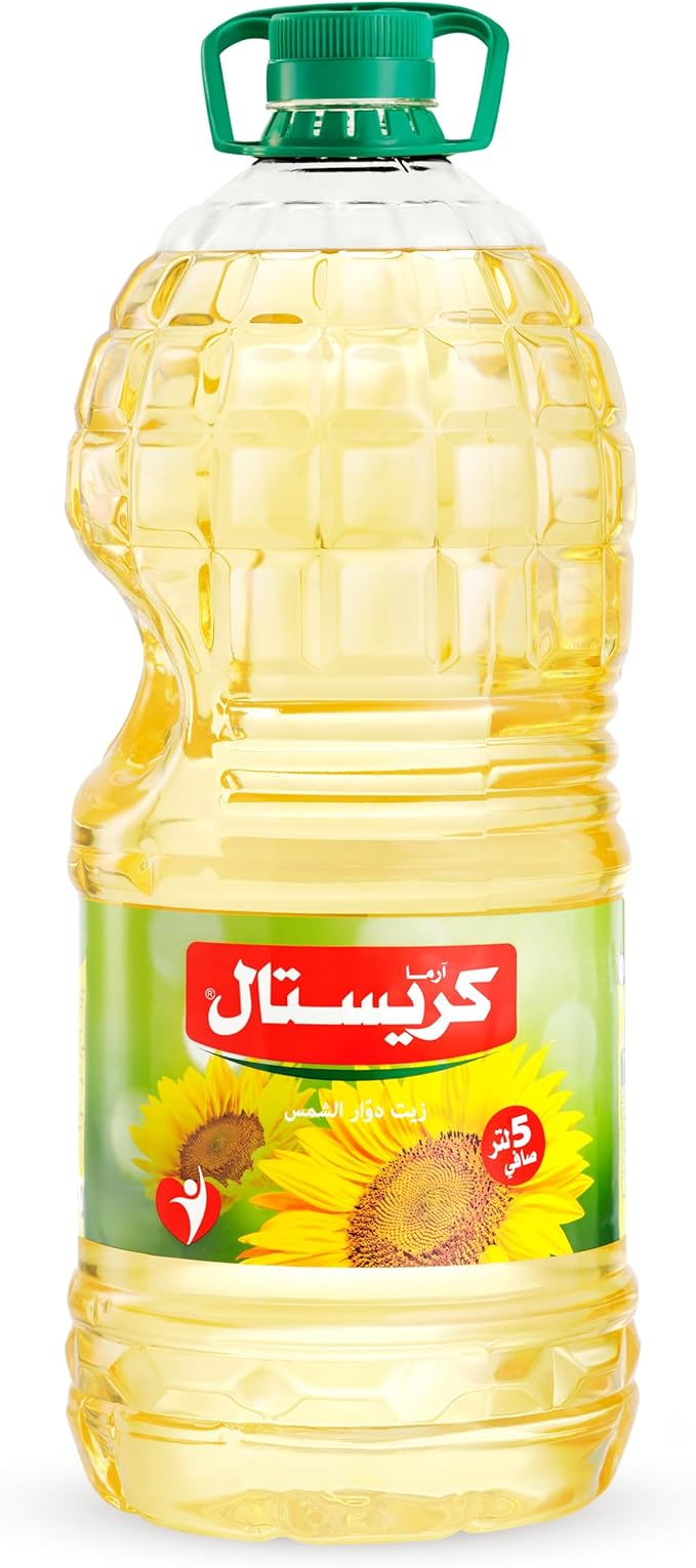 زيت دوار الشمس كريستال 5 لتر