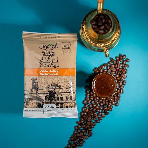 أبو عوف قهوة سادة محمصة درجة متوسطة 100 جم