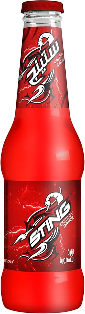 Sting Energy Drink 250 ml Glass