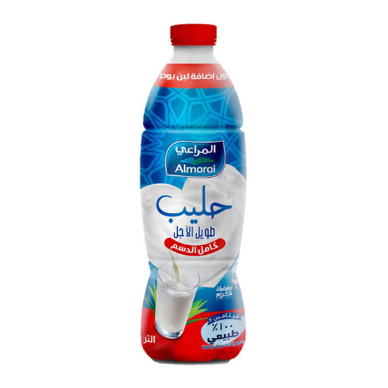 حليب المراعي كامل الدسم 1 لتر