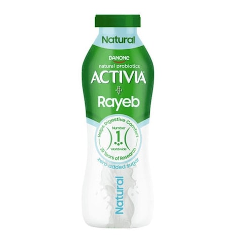 زبادي دانون رايب سادة 440 مل