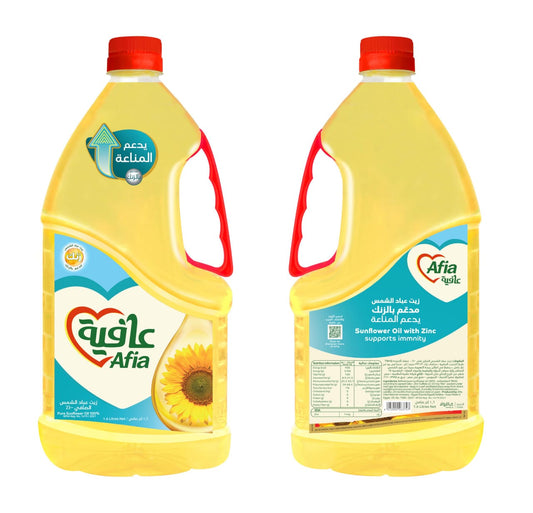 زيت دوار الشمس عافية 1.6 لتر