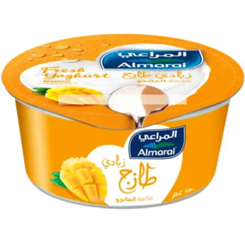 زبادي المراعي بالتوت والمانجو 150 جم