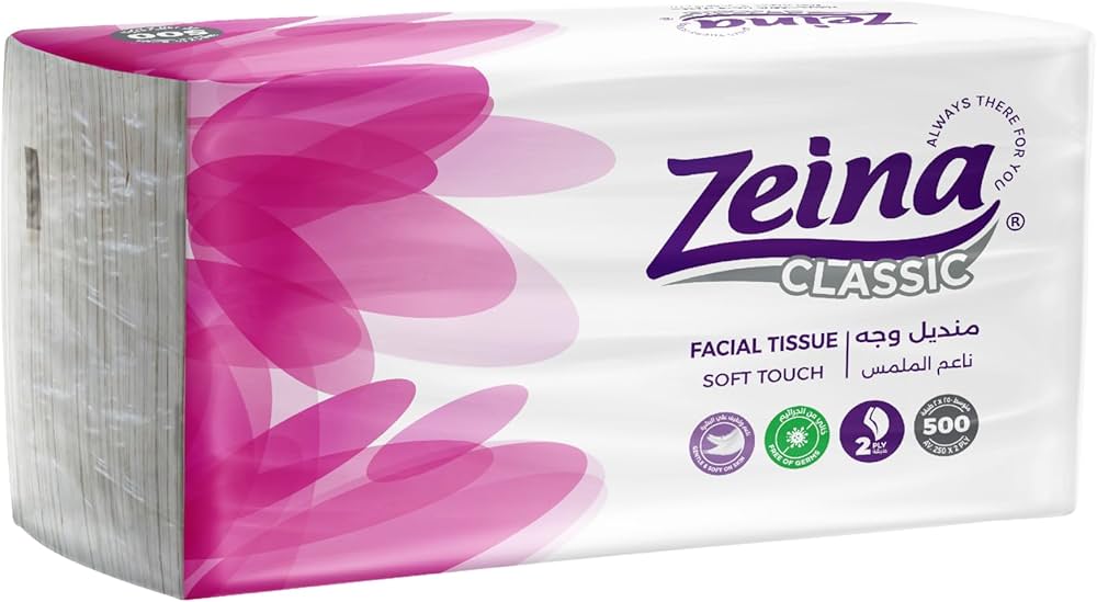 Zina Facial Tissues 500 Sheets
